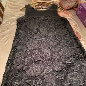 Woman’s INC a black lace dress